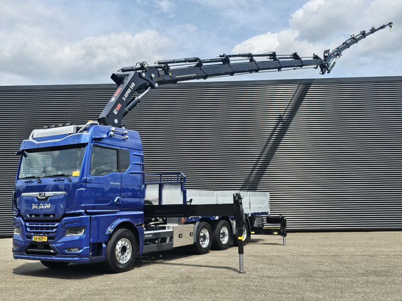 MAN TGX 35.580 / 8x4-4 / HIAB 50TM CRANE+ JIB - Camião de caixa aberta/ Plataforma, Camião grua: foto 1 MAN TGX 35.580 / 8x4-4 / HIAB 50TM CRANE+ JIB - Camião de caixa aberta/ Plataforma, Camião grua: foto 1