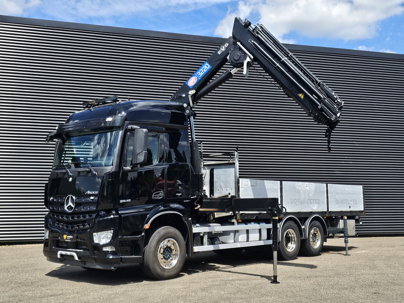 Mercedes-Benz Arocs 2545 6x2 / HMF 32 t/m CRANE / KRAN - Camião de caixa aberta/ Plataforma, Camião grua: foto 2 Mercedes-Benz Arocs 2545 6x2 / HMF 32 t/m CRANE / KRAN - Camião de caixa aberta/ Plataforma, Camião grua: foto 2