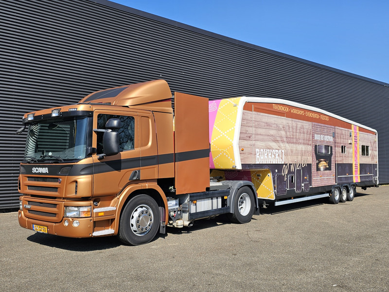 Scania P 280 + trailer - 2 X SLIDE OUT / CAMPER / WOHNMOBIL - Semi-reboque furgão: foto 3 Scania P 280 + trailer - 2 X SLIDE OUT / CAMPER / WOHNMOBIL - Semi-reboque furgão: foto 3