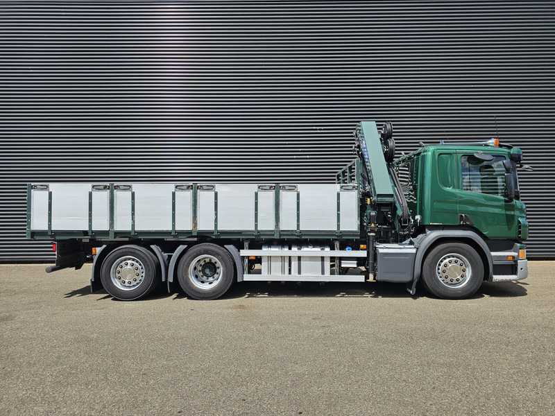 Camião de caixa aberta/ Plataforma, Camião grua Scania P410 / 6X2-4 / 21 t/m CRANE / KRAN: foto 8