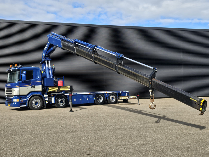 Scania R440 8x2*6 / FASSI 90 t/m CRANE / KRAN - Camião de caixa aberta/ Plataforma, Camião grua: foto 3 Scania R440 8x2*6 / FASSI 90 t/m CRANE / KRAN - Camião de caixa aberta/ Plataforma, Camião grua: foto 3
