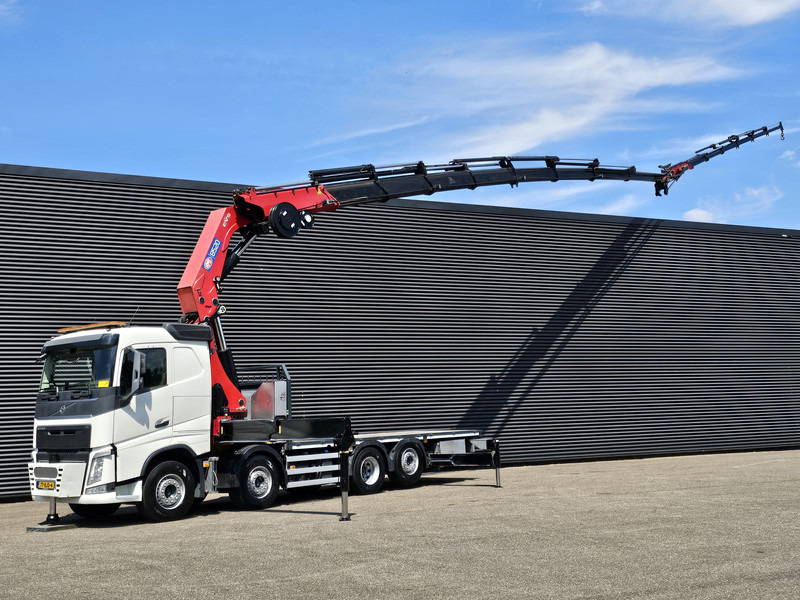 Volvo FH 540 8x2/6 / 85 t/m CRANE + JIB / KRAN / RETARDER - Camião de caixa aberta/ Plataforma, Camião grua: foto 1 Volvo FH 540 8x2/6 / 85 t/m CRANE + JIB / KRAN / RETARDER - Camião de caixa aberta/ Plataforma, Camião grua: foto 1