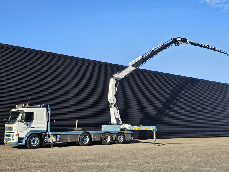 Volvo FM 420 8x2 / HMF 55 t/m CRANE + JIB - Camião de caixa aberta/ Plataforma, Camião grua: foto 1 Volvo FM 420 8x2 / HMF 55 t/m CRANE + JIB - Camião de caixa aberta/ Plataforma, Camião grua: foto 1
