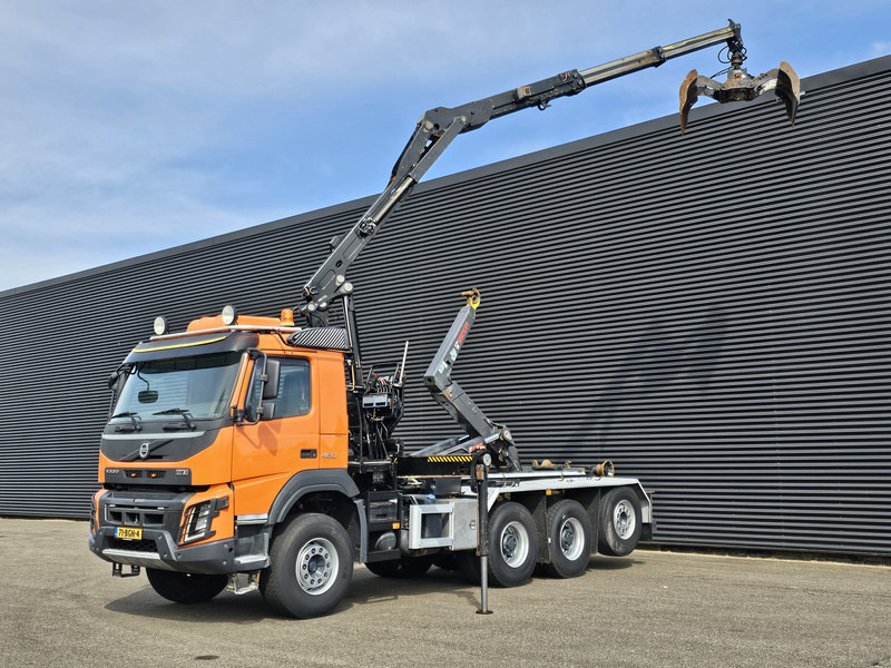 Volvo FMX 460 8x4-4 / HIAB Z CRANE + HOOKLIFT - Camião polibenne: foto 1 Volvo FMX 460 8x4-4 / HIAB Z CRANE + HOOKLIFT - Camião polibenne: foto 1