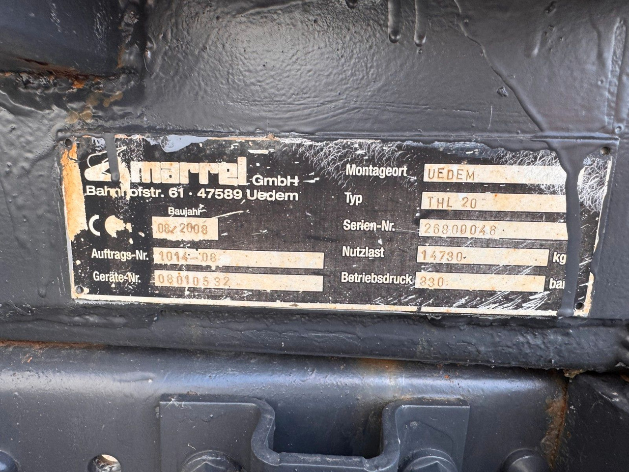 Marell Abrollkipperaufbau 3 Achser - Camião polibenne: foto 4 Marell Abrollkipperaufbau 3 Achser - Camião polibenne: foto 4