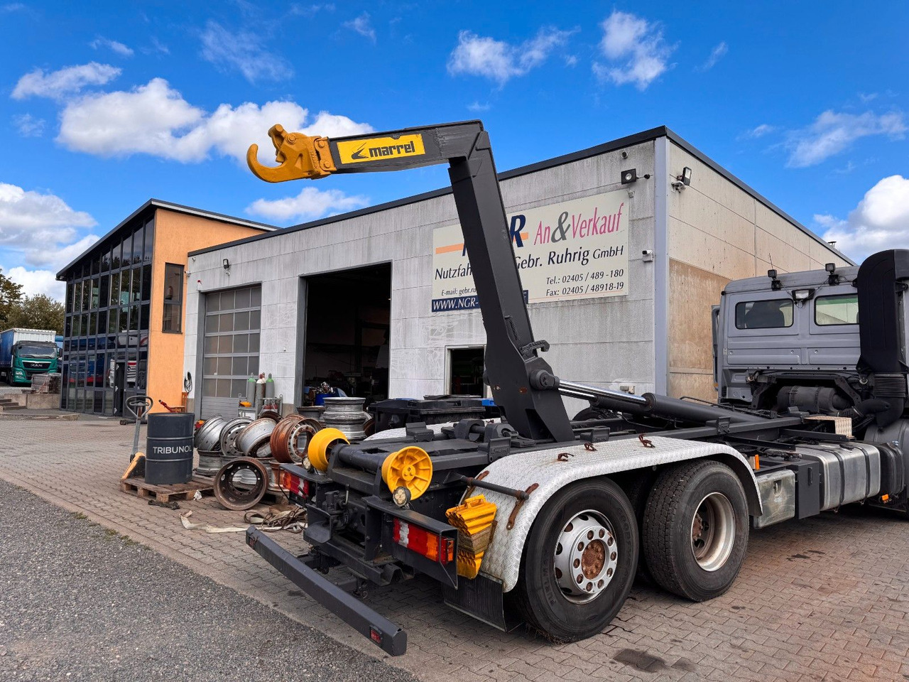 Marell Abrollkipperaufbau 3 Achser - Camião polibenne: foto 5 Marell Abrollkipperaufbau 3 Achser - Camião polibenne: foto 5