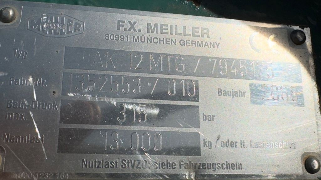 Camião multibenne Mercedes-Benz 1833  4x2 Meiller AK 12 | Klima | Guter Zustand: foto 17