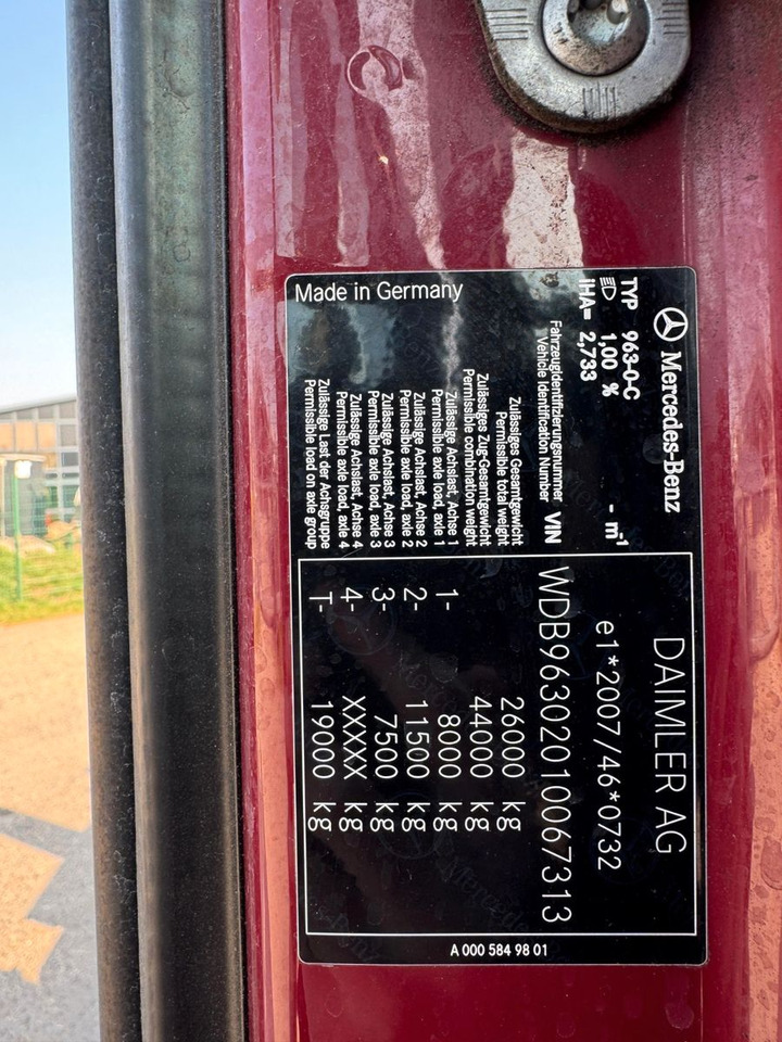 Camião polibenne Mercedes-Benz 2558 6x2 Meiller RK 20.65 | Retarder | Klima: foto 14