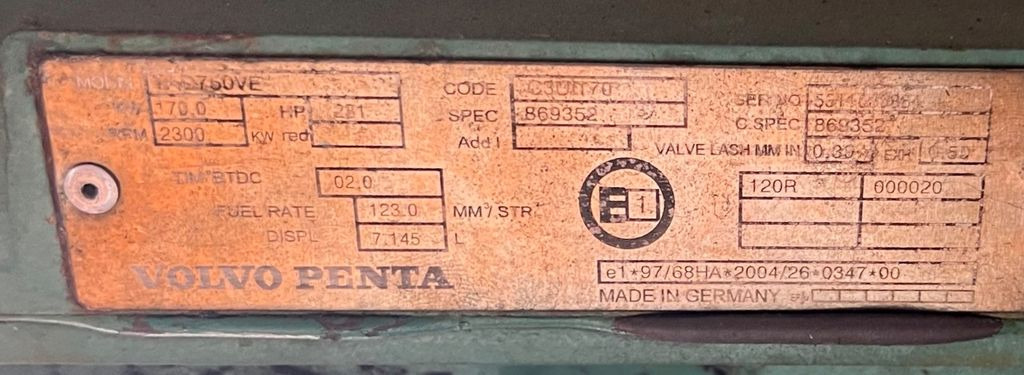 VOLVO PENTA & DANA SPICER Top Zustand VOLVO PENTA & DANA SPICER Top Zustand - Motor para Camião: foto 2 VOLVO PENTA & DANA SPICER Top Zustand VOLVO PENTA & DANA SPICER Top Zustand - Motor para Camião: foto 2