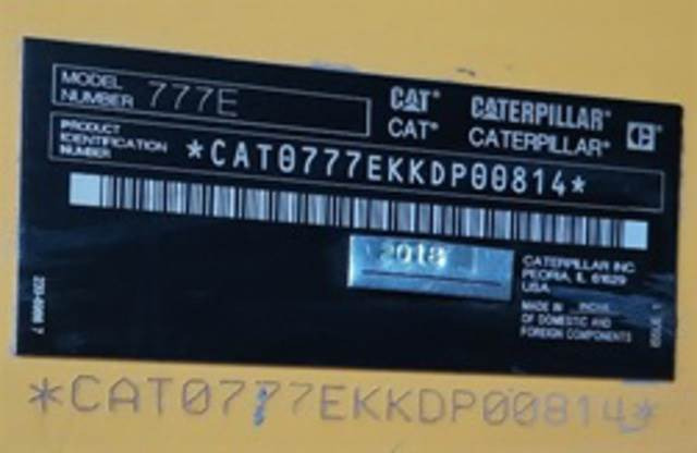 CAT 777E - Caminhão fora de estrada: foto 4 CAT 777E - Caminhão fora de estrada: foto 4