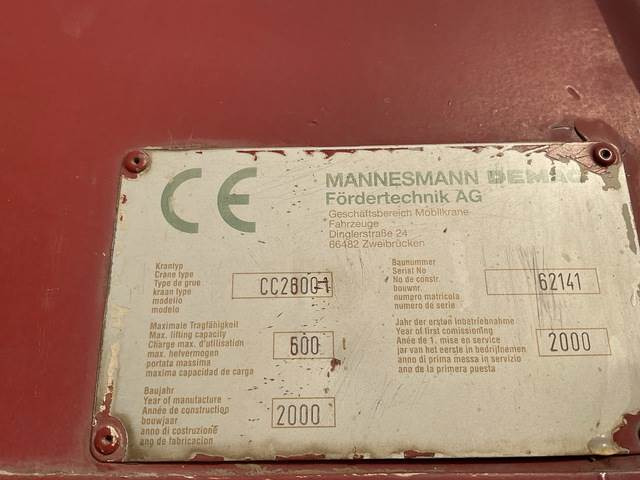 Terex Demag CC2800 - Guindaste sobre esteiras: foto 5 Terex Demag CC2800 - Guindaste sobre esteiras: foto 5