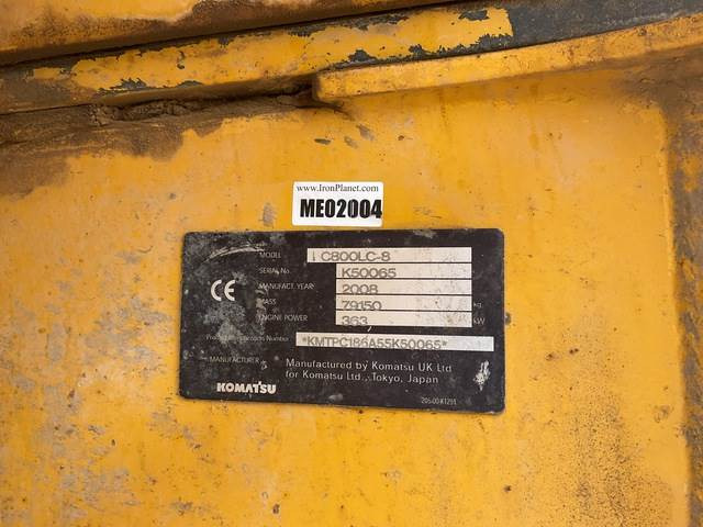 Komatsu PC800 LC-8 - Escavadora de rastos: foto 5 Komatsu PC800 LC-8 - Escavadora de rastos: foto 5