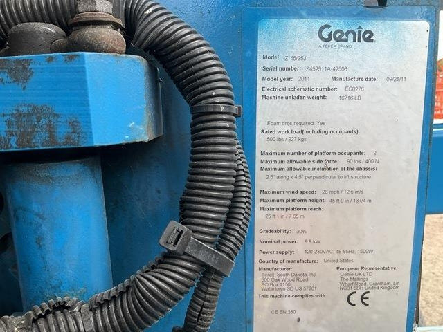 Genie Z45/25J - Plataforma articulada: foto 5 Genie Z45/25J - Plataforma articulada: foto 5