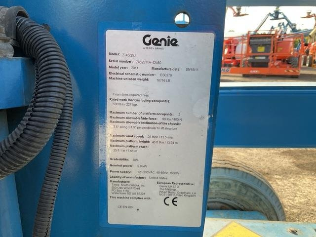 Genie Z45/25J - Plataforma articulada: foto 5 Genie Z45/25J - Plataforma articulada: foto 5
