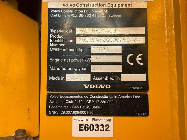 Volvo A30G - Caminhão articulado: foto 5 Volvo A30G - Caminhão articulado: foto 5