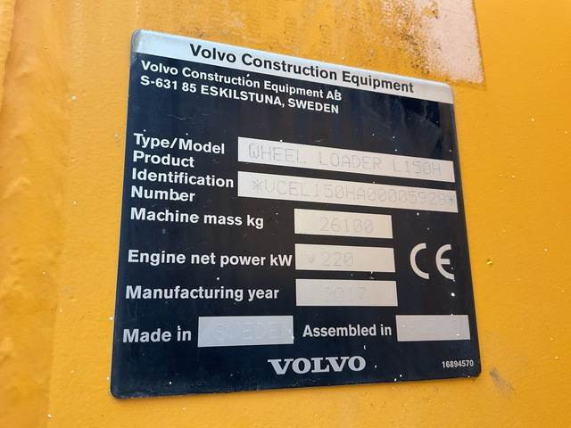 Volvo L150H - Pá carregadora de rodas: foto 5 Volvo L150H - Pá carregadora de rodas: foto 5
