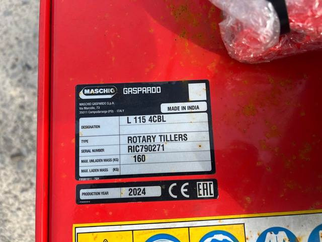 Maschio Gaspardo L115 4CBL - Fresa agrícola: foto 5 Maschio Gaspardo L115 4CBL - Fresa agrícola: foto 5