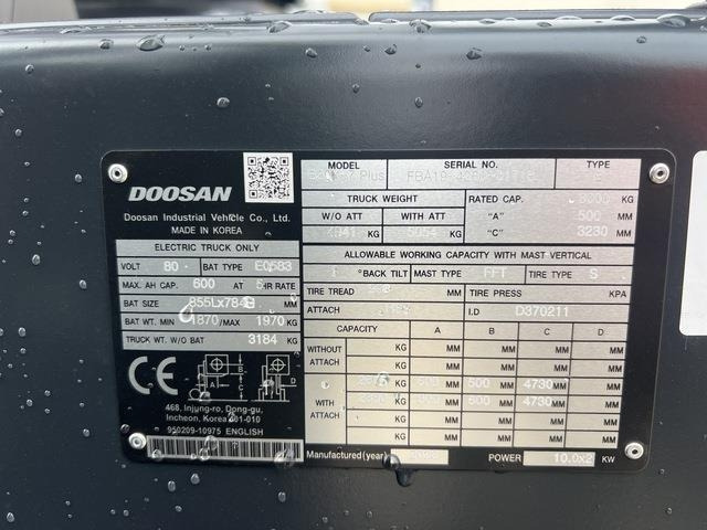 Doosan B30X-7 PLUS - Empilhador elétrico: foto 5 Doosan B30X-7 PLUS - Empilhador elétrico: foto 5