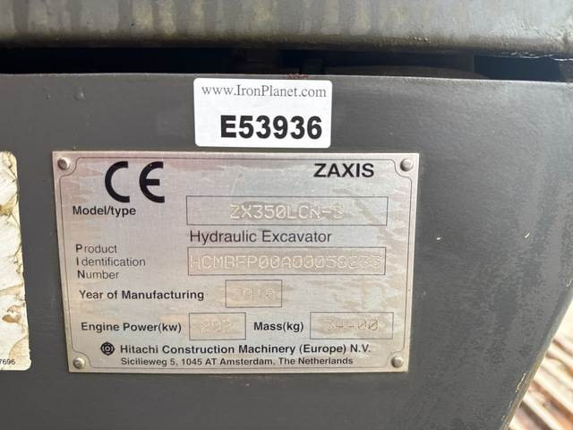 Hitachi ZX350LCN-3 - Escavadora de rastos: foto 5 Hitachi ZX350LCN-3 - Escavadora de rastos: foto 5