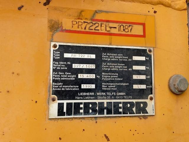 Liebherr PR722BL - Buldôzer: foto 5 Liebherr PR722BL - Buldôzer: foto 5