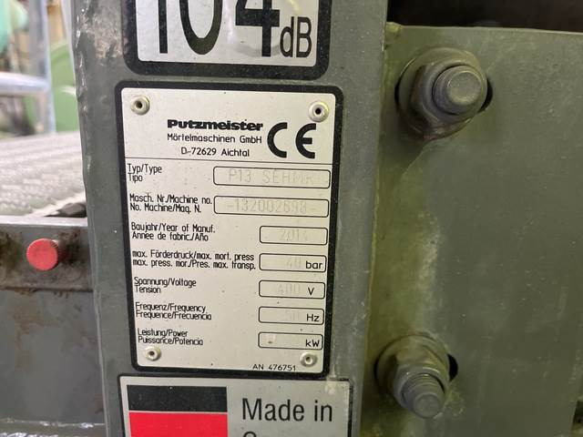 Putzmeister P13SEHMR - Bomba de betão estacionária: foto 5 Putzmeister P13SEHMR - Bomba de betão estacionária: foto 5
