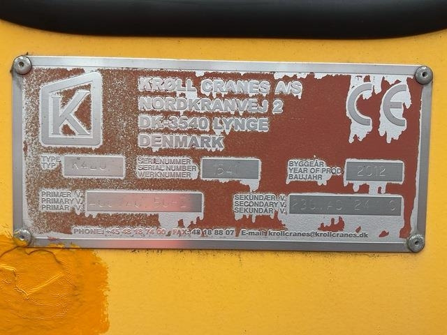 Kroll K420 - Guindaste de torre: foto 5 Kroll K420 - Guindaste de torre: foto 5