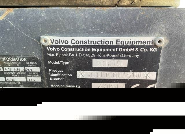 Volvo EC160 CL - Escavadora de rastos: foto 5 Volvo EC160 CL - Escavadora de rastos: foto 5