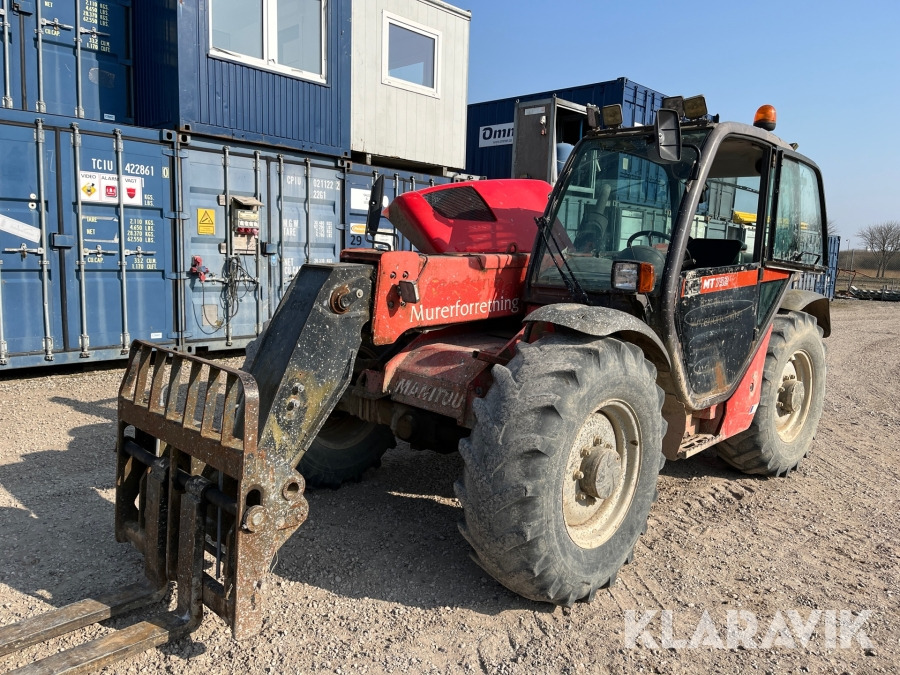 Teleskoplæsser MANITOU MT732 - Empilhador telescópico: foto 1 Teleskoplæsser MANITOU MT732 - Empilhador telescópico: foto 1