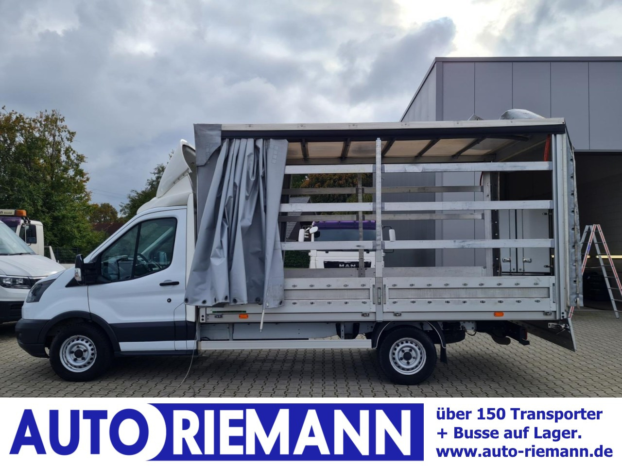 Ford Transit 35 Pritsche Schiebe Plane TDCi KLIMA AHK - Carrinha de lona: foto 1 Ford Transit 35 Pritsche Schiebe Plane TDCi KLIMA AHK - Carrinha de lona: foto 1