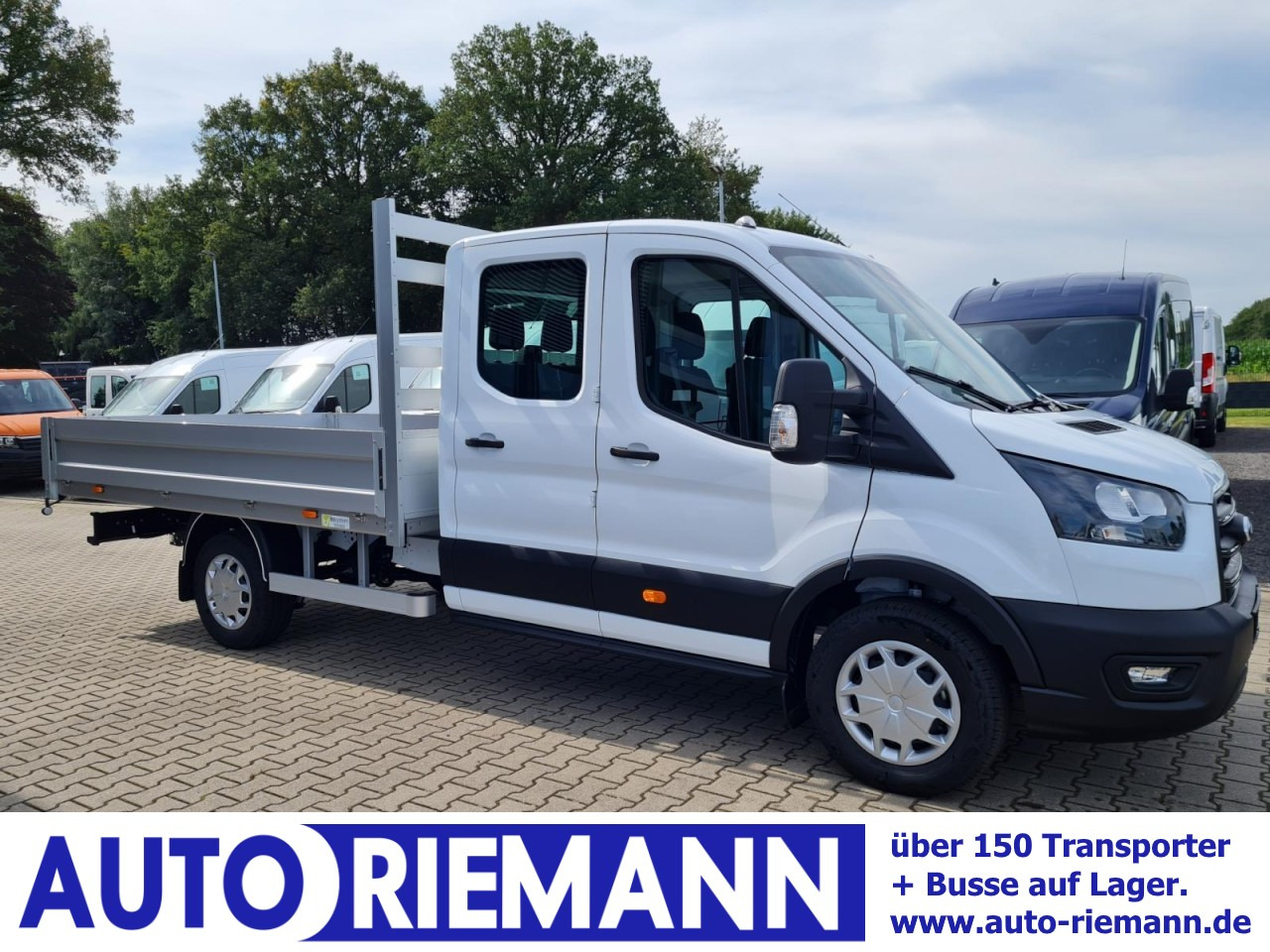 Ford Transit 350 Doka L3 L4 Trend RWD AHK KLIMA TEMPOMAT - Carrinha de caixa aberta, Carrinha cabine dupla: foto 1 Ford Transit 350 Doka L3 L4 Trend RWD AHK KLIMA TEMPOMAT - Carrinha de caixa aberta, Carrinha cabine dupla: foto 1
