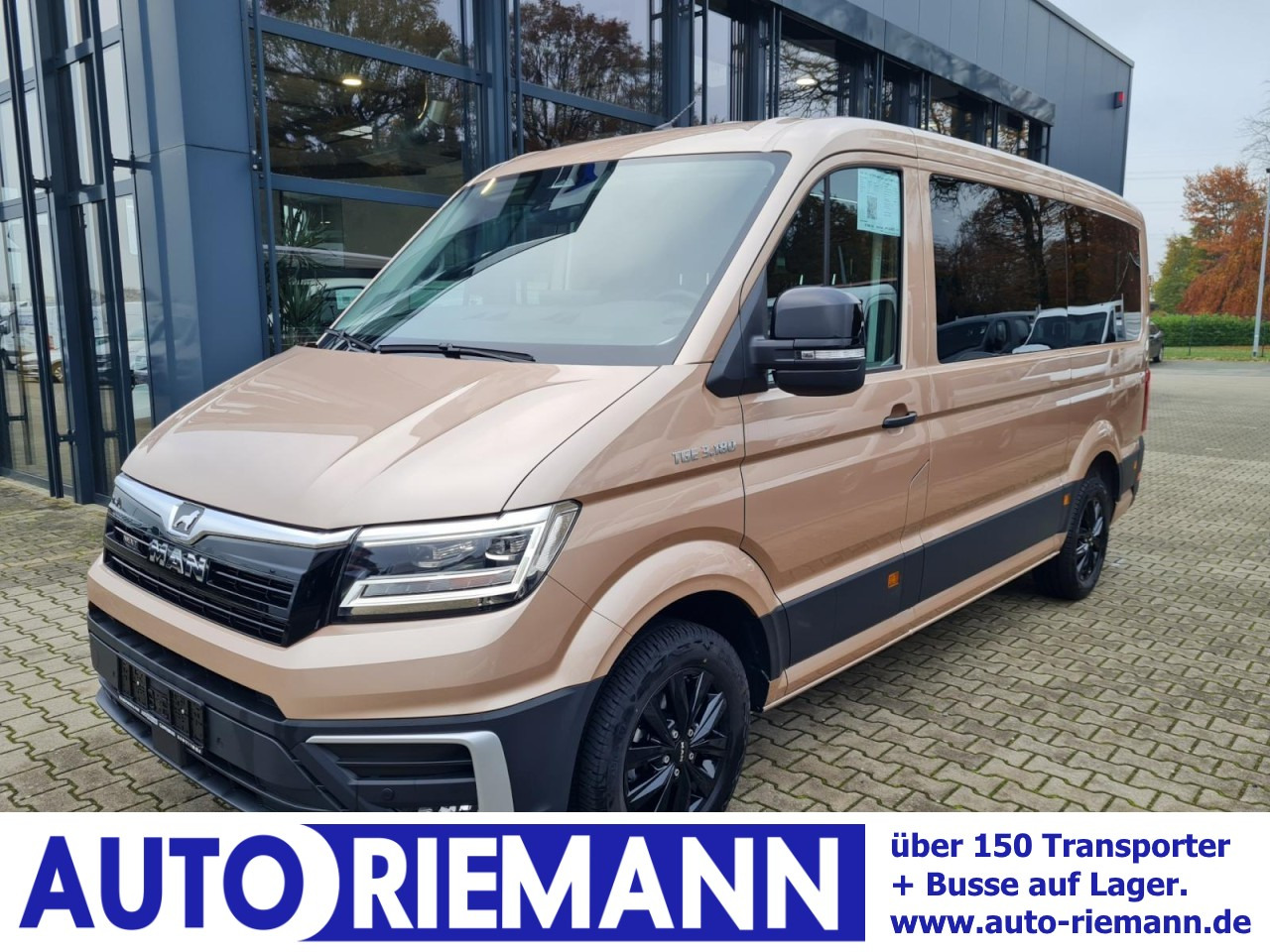 Man TGE 3.180 TDi Kombi 9 Sitze ALU KAMERA LED LEDER Sonderumbau - Minibus, Furgão de passageiros: foto 1 Man TGE 3.180 TDi Kombi 9 Sitze ALU KAMERA LED LEDER Sonderumbau - Minibus, Furgão de passageiros: foto 1