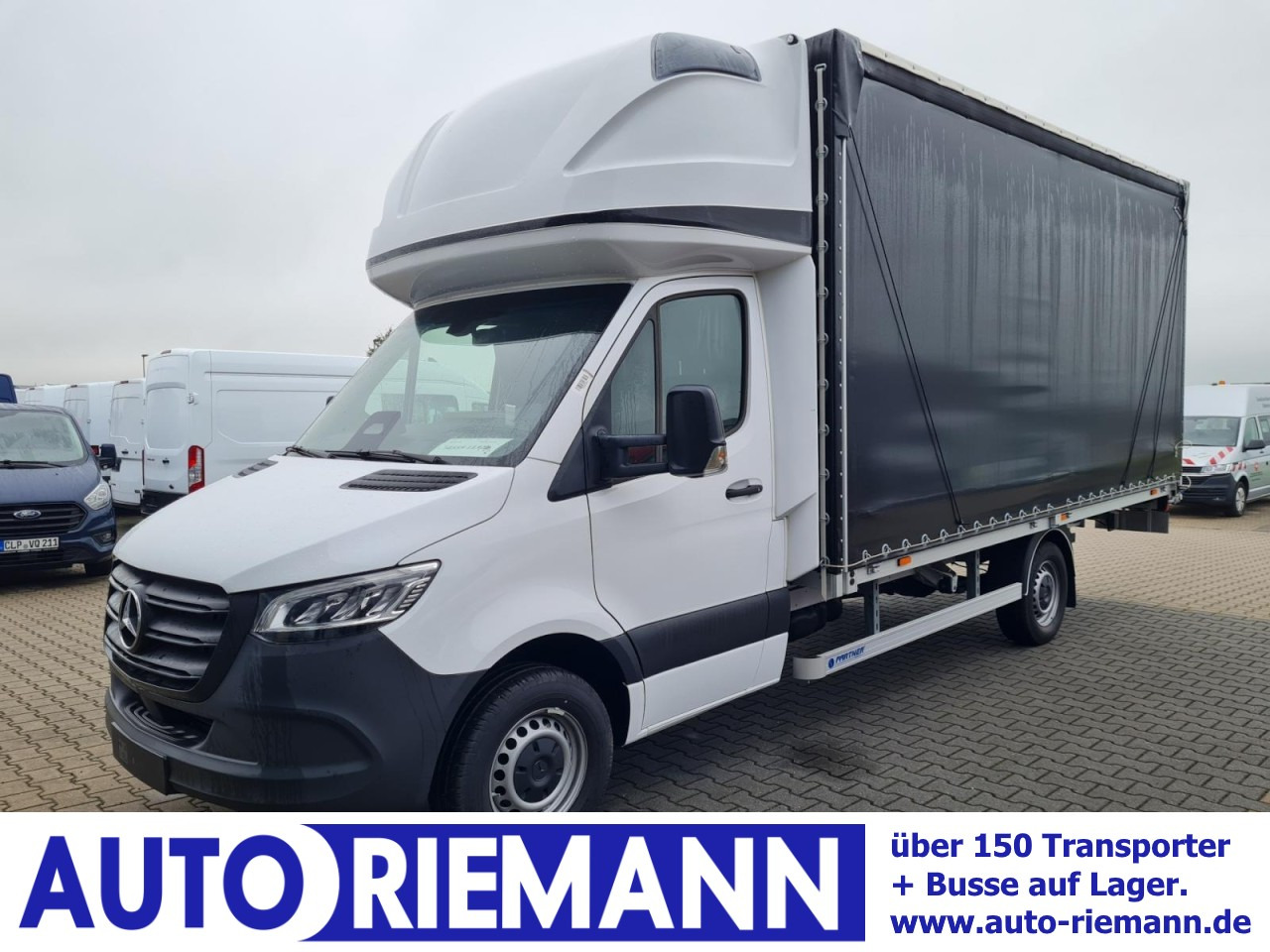 Mercedes-Benz Sprinter 317 AG Schiebe Plane Schlafkab 10 Pal AHK - Carrinha de lona: foto 1 Mercedes-Benz Sprinter 317 AG Schiebe Plane Schlafkab 10 Pal AHK - Carrinha de lona: foto 1
