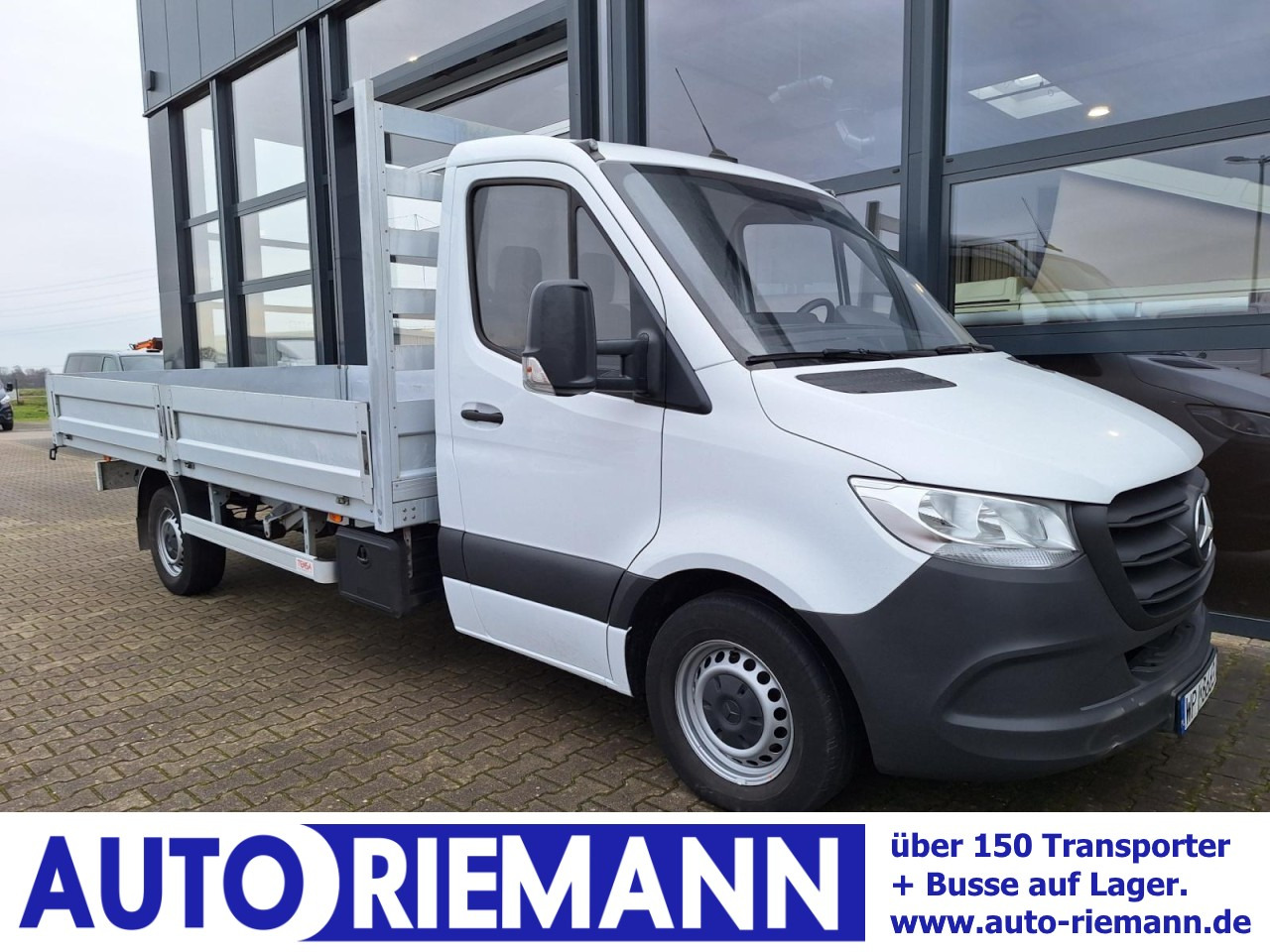 Mercedes-Benz Sprinter 317 CDI Pritsche L4 RWD AHK KLIMA TEMPOMAT - Carrinha de caixa aberta: foto 1 Mercedes-Benz Sprinter 317 CDI Pritsche L4 RWD AHK KLIMA TEMPOMAT - Carrinha de caixa aberta: foto 1