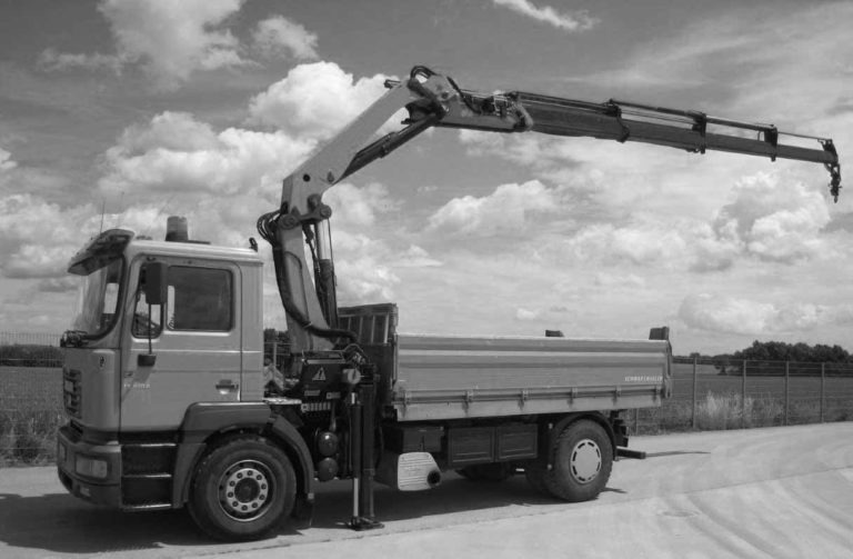 MAN 18.414 mit Palfinger PK 21000 – tipper truck / Kipper - Camião basculante, Camião grua: foto 1 MAN 18.414 mit Palfinger PK 21000 – tipper truck / Kipper - Camião basculante, Camião grua: foto 1