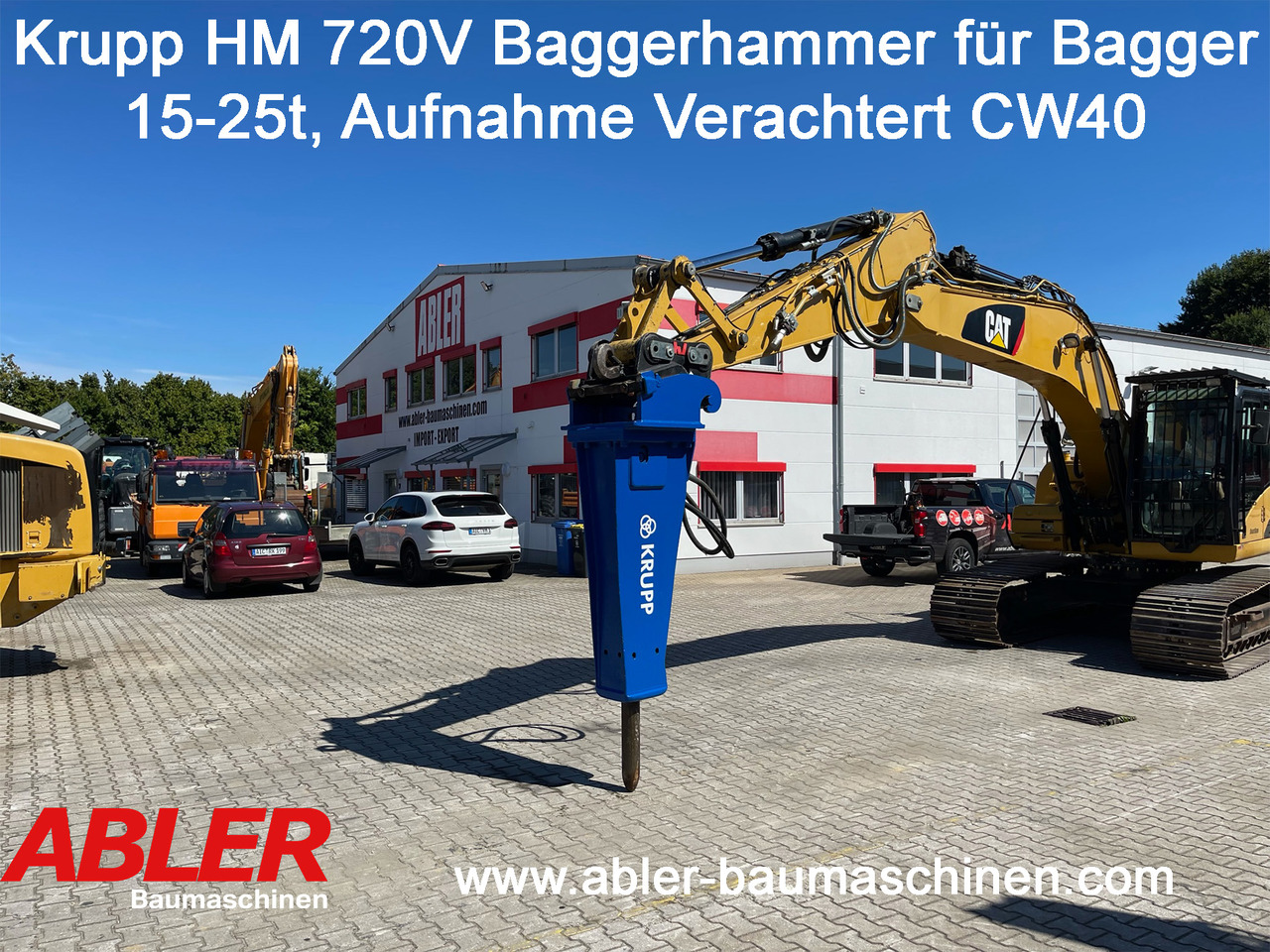 Krupp HM720V Baggerhammer 15-25t - Martelo hidráulico para Máquina de construção: foto 1 Krupp HM720V Baggerhammer 15-25t - Martelo hidráulico para Máquina de construção: foto 1