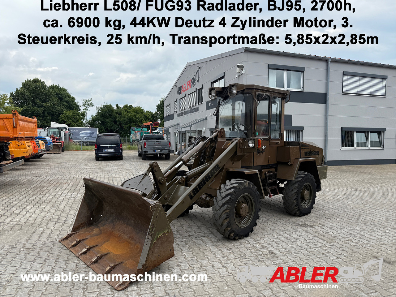 Liebherr L508 / FUG93 Radlader - Pá carregadora de rodas: foto 1 Liebherr L508 / FUG93 Radlader - Pá carregadora de rodas: foto 1