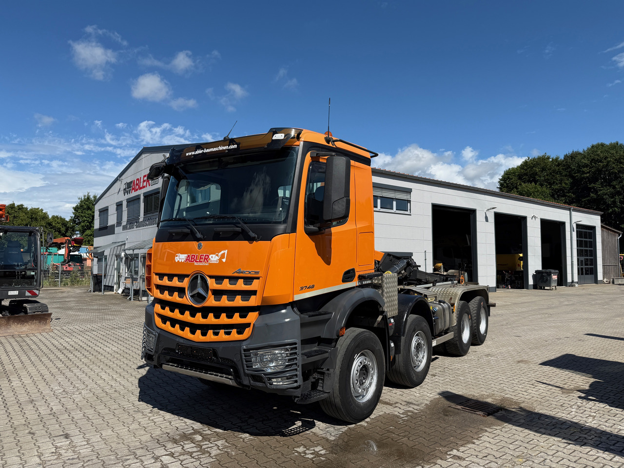 Mercedes-Benz 3748 Arocs Abrollkipper Palfinger AHK - Camião polibenne: foto 3 Mercedes-Benz 3748 Arocs Abrollkipper Palfinger AHK - Camião polibenne: foto 3