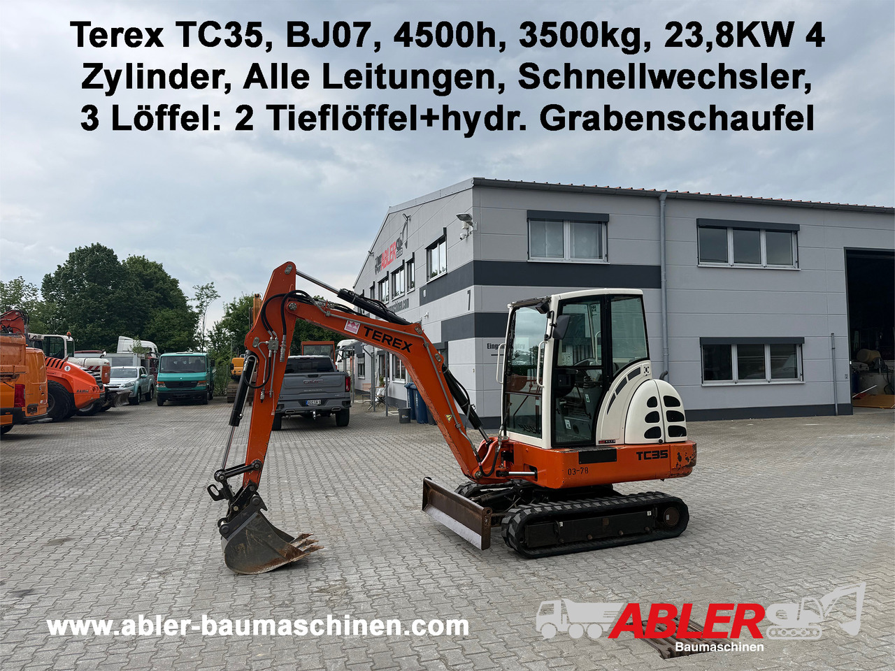 Terex TC35 Minibagger SW Alle Leitungen - Escavadeira: foto 1 Terex TC35 Minibagger SW Alle Leitungen - Escavadeira: foto 1