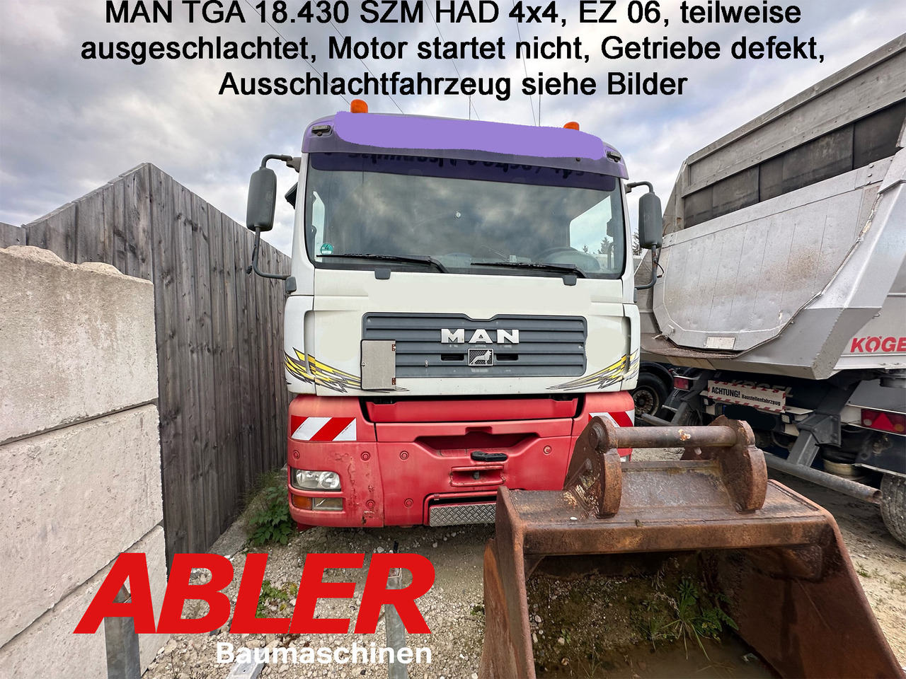 MAN TGA 18.430 SZM HAD 4x4 - Tractor: foto 1 MAN TGA 18.430 SZM HAD 4x4 - Tractor: foto 1