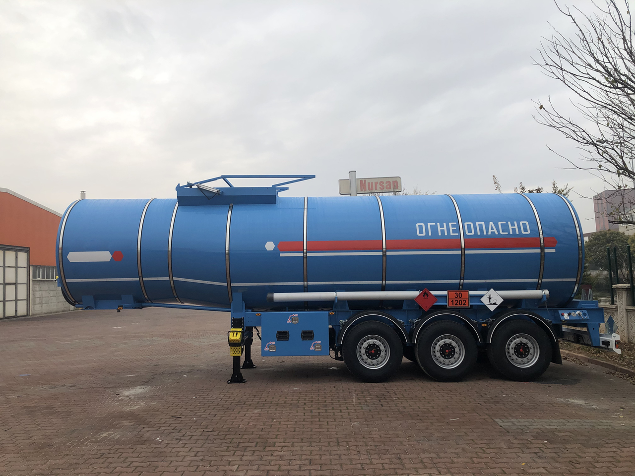 Semi-reboque cisterna para transporte de betume novo NURSAN ASPHALT INSULATED BITUMEN TANKER: foto 10