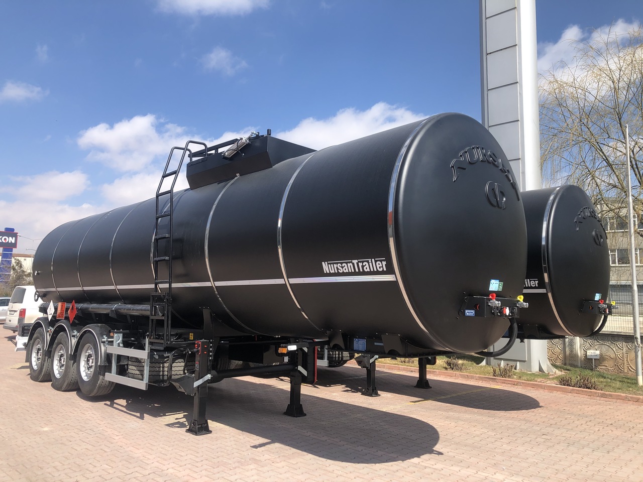 Semi-reboque cisterna para transporte de betume novo NURSAN ASPHALT INSULATED BITUMEN TANKER: foto 7