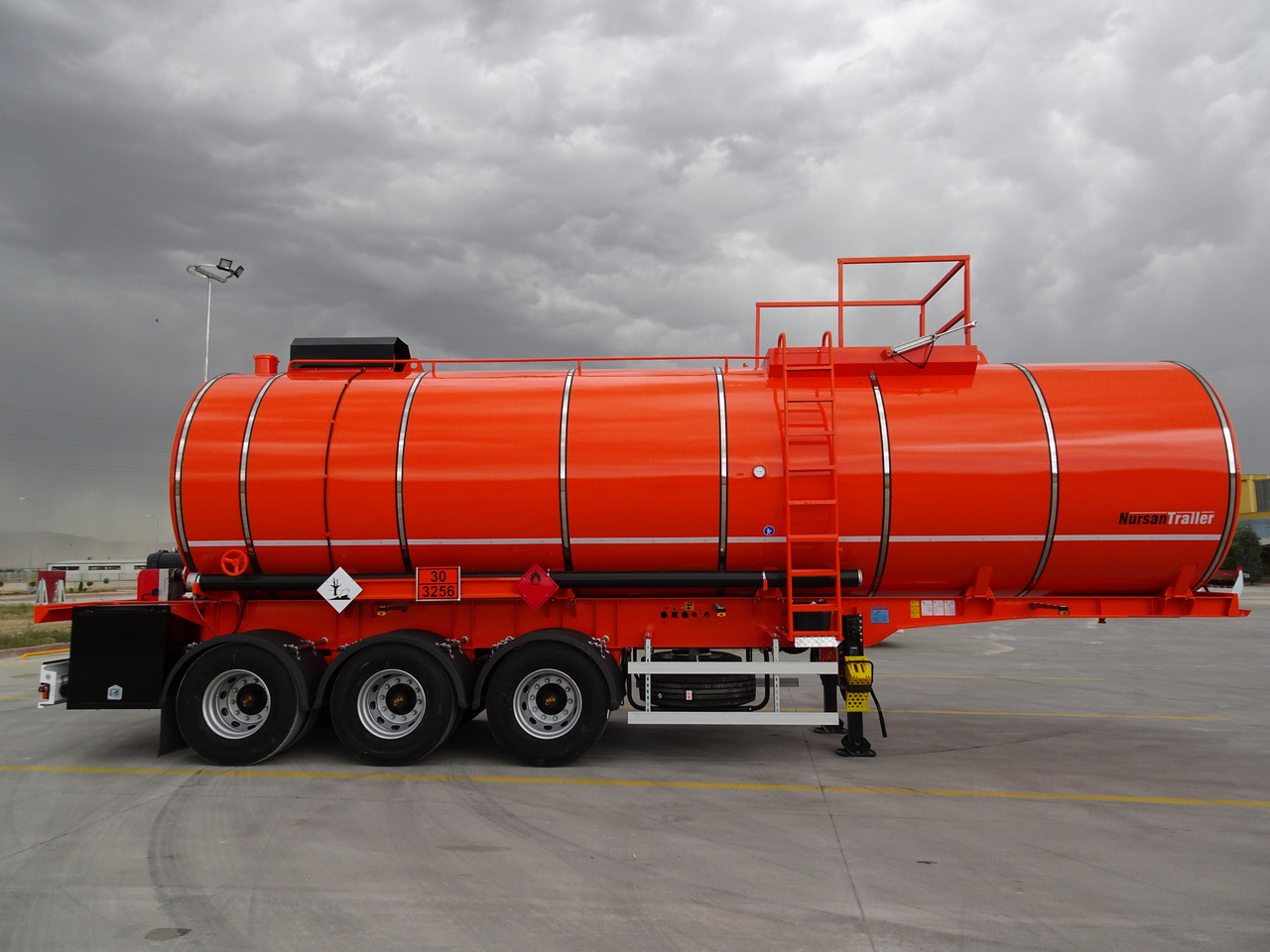 Semi-reboque cisterna para transporte de betume novo NURSAN ASPHALT INSULATED BITUMEN TANKER: foto 6