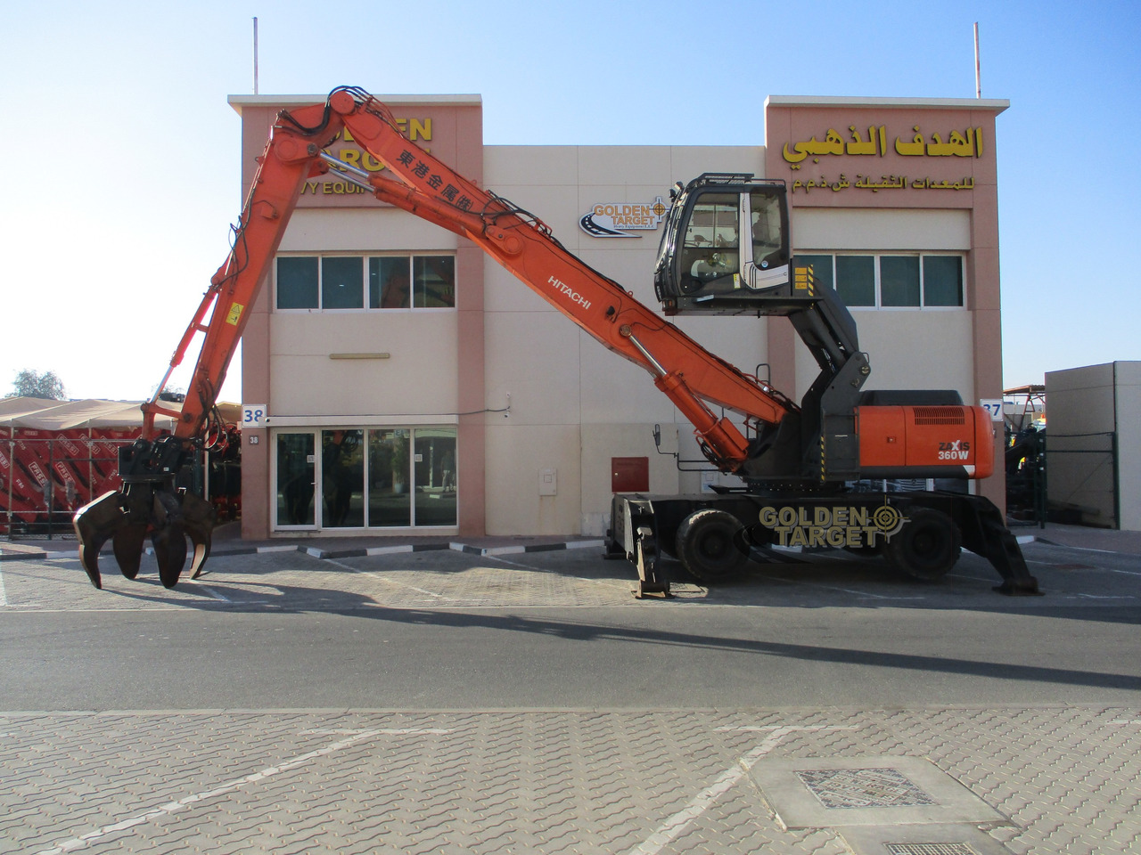 Escavadeira de rodas HITACHI ZX360-3 Hydraulic Wheel Excavator: foto 8