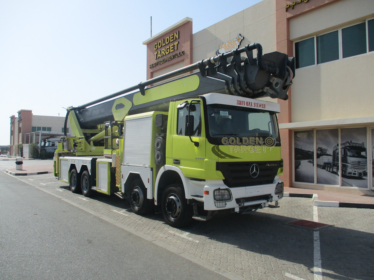 Mercedes ACTROS 4140 8x4 METZ P56 Fire Truck - Carro de bombeiro: foto 1 Mercedes ACTROS 4140 8x4 METZ P56 Fire Truck - Carro de bombeiro: foto 1