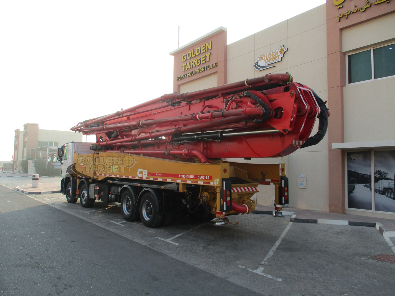 Mercedes ACTROS 4144 8x4 SANY 56m Concrete Pump - Autobomba de betão: foto 4 Mercedes ACTROS 4144 8x4 SANY 56m Concrete Pump - Autobomba de betão: foto 4