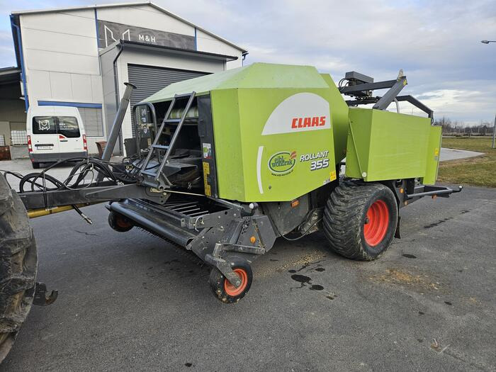 Claas Rollant 355 RC Uniwrap - Enfardadeira de fardos redondos, Empacotador de fardos: foto 1 Claas Rollant 355 RC Uniwrap - Enfardadeira de fardos redondos, Empacotador de fardos: foto 1