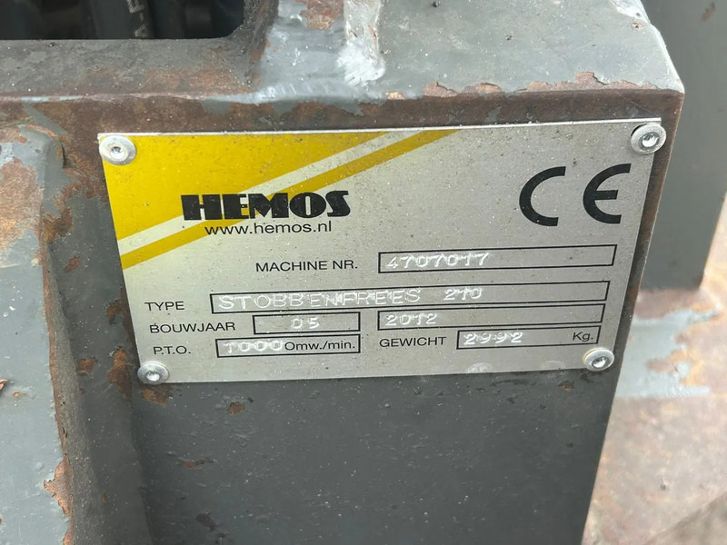 Triturador de tocos Herder Hemos Stobbenfrees radiografisch: foto 8 Triturador de tocos Herder Hemos Stobbenfrees radiografisch: foto 8