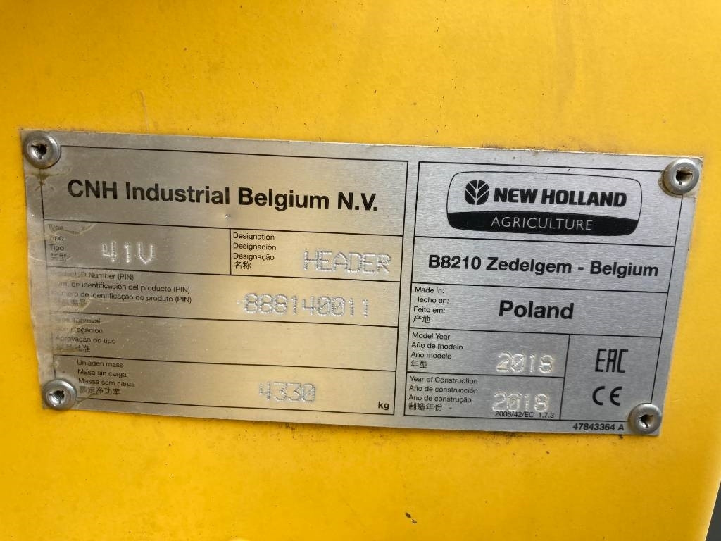 New Holland Varifeed 41V - Equipamento para colheitadeira: foto 3 New Holland Varifeed 41V - Equipamento para colheitadeira: foto 3