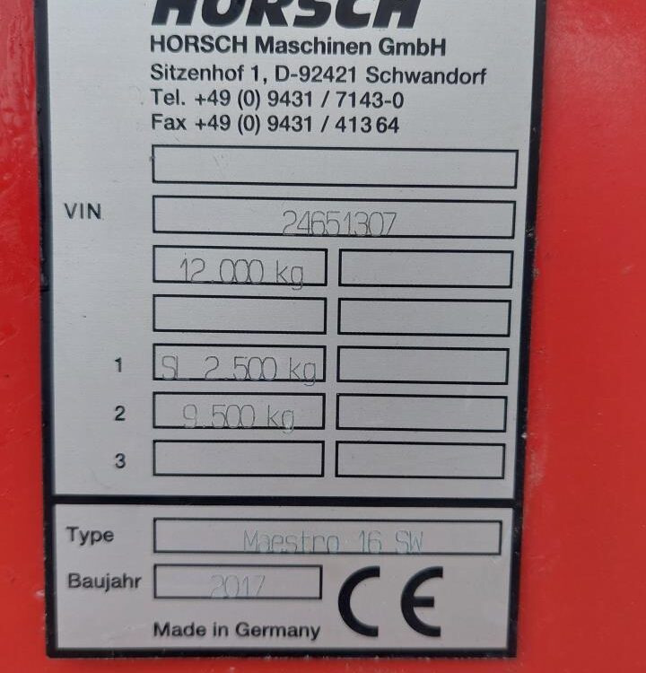 Semeadora de precisão Horsch Maestro 16.75 SW: foto 15
