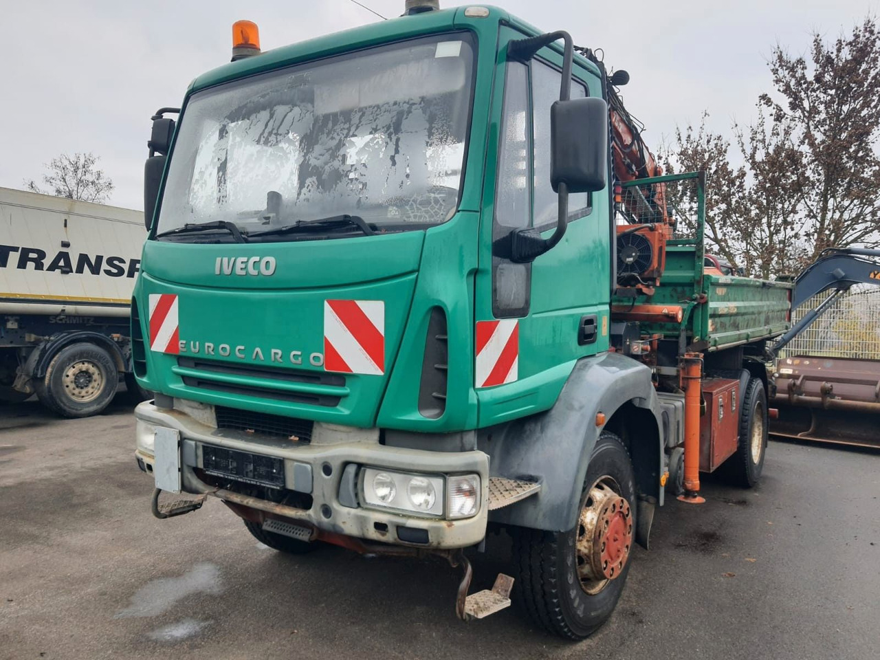 Iveco ML140E18 Dreiseitenkipper 4x4 mit Kran+Greifere - Camião basculante: foto 1 Iveco ML140E18 Dreiseitenkipper 4x4 mit Kran+Greifere - Camião basculante: foto 1